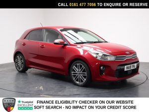 Used 2018 RED KIA RIO Hatchback 1.0 T-GDi First Edition Hatchback 5dr Petrol Manual Euro 6 (s/s) (118 bhp) (reg. 2018-04-03) for sale in Stockport