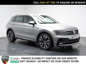 Used 2018 SILVER VOLKSWAGEN TIGUAN SUV 2.0 TDI R-Line SUV 5dr Diesel DSG Euro 6 (s/s) (150 ps) (reg. 2018-03-13) for sale in Stockport