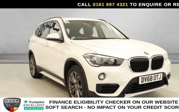 Used 2018 WHITE BMW X1 SUV 2.0 20d Sport SUV 5dr Diesel Auto xDrive Euro 6 (s/s) (190 ps) (reg. 2018-09-19) for sale in Manchester