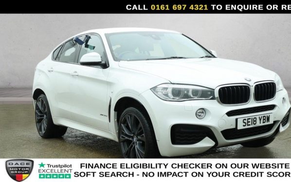Used 2018 WHITE BMW X6 SUV 3.0 30d M Sport Edition SUV 5dr Diesel Auto xDrive Euro 6 (s/s) (258 ps) (reg. 2018-05-31) for sale in Manchester
