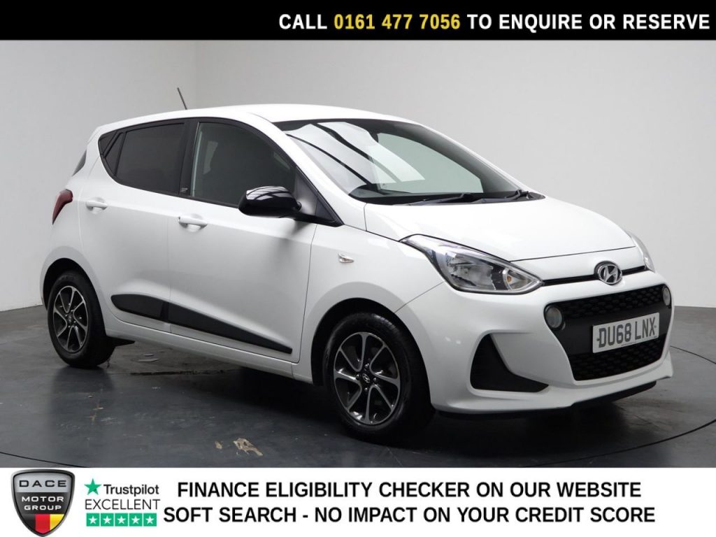Used 2018 WHITE HYUNDAI I10 Hatchback 1.0 GO! SE Hatchback 5dr Petrol Manual Euro 6 (67 ps) (reg. 2018-09-01) for sale in Stockport
