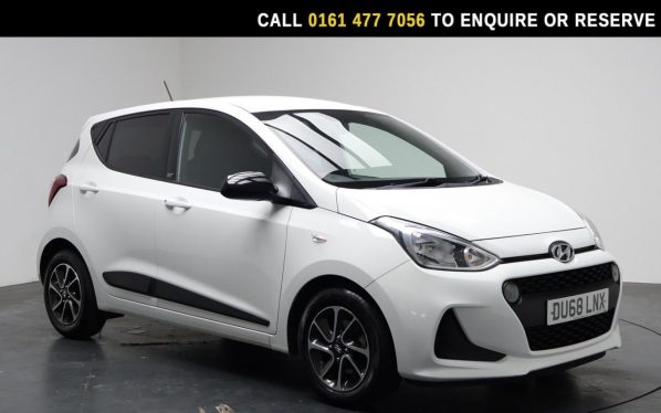 Used 2018 WHITE HYUNDAI I10 Hatchback 1.0 GO! SE Hatchback 5dr Petrol Manual Euro 6 (67 ps) (reg. 2018-09-01) for sale in Stockport