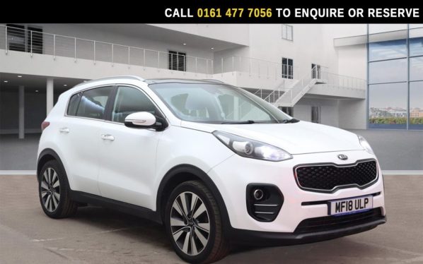 Used 2018 WHITE KIA SPORTAGE SUV 1.7 CRDi 3 SUV 5dr Diesel Manual Euro 6 (s/s) (114 bhp) (reg. 2018-04-26) for sale in Stockport