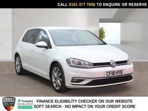 Used 2018 WHITE VOLKSWAGEN GOLF Hatchback 2.0 TDI GT Hatchback 5dr Diesel DSG Euro 6 (s/s) (150 ps) (reg. 2018-08-20) for sale in Stockport