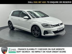 Used 2018 WHITE VOLKSWAGEN GOLF Hatchback 2.0 TDI GTD Hatchback 5dr Diesel Manual Euro 6 (s/s) (184 ps) (reg. 2018-03-29) for sale in Manchester