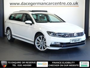 Used 2018 WHITE VOLKSWAGEN PASSAT Estate 2.0 TDI R-Line Estate 5dr Diesel DSG Euro 6 (s/s) (150 ps) (reg. 2018-12-04) for sale in Altrincham