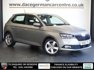 Used 2019 BEIGE SKODA FABIA Hatchback 1.0 TSI SE L Hatchback 5dr Petrol DSG Euro 6 (s/s) (110 ps) (reg. 2019-06-22) for sale in Altrincham