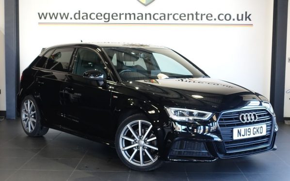 Used 2019 BLACK AUDI A3 Hatchback 1.0 TFSI 30 Black Edition Sportback 5dr Petrol Manual Euro 6 (s/s) (116 ps) (reg. 2019-03-25) for sale in Altrincham