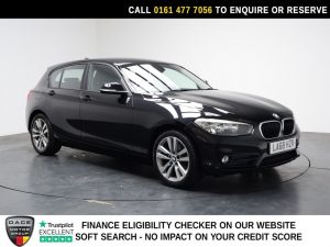 Used 2019 BLACK BMW 1 SERIES Hatchback 1.5 116d Sport Hatchback 5dr Diesel Auto Euro 6 (s/s) (116 ps) (reg. 2019-02-27) for sale in Stockport