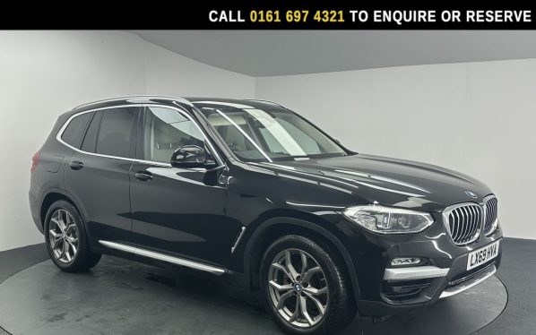 Used 2019 BLACK BMW X3 SUV 2.0 20d xLine SUV 5dr Diesel Auto xDrive Euro 6 (s/s) (190 ps) (reg. 2019-09-26) for sale in Manchester