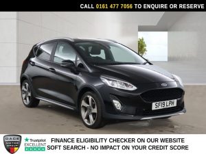 Used 2019 BLACK FORD FIESTA Hatchback 1.0T EcoBoost GPF Active 1 Hatchback 5dr Petrol Manual Euro 6 (s/s) (125 ps) (reg. 2019-06-28) for sale in Stockport
