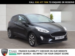 Used 2019 BLACK FORD FIESTA Hatchback 1.1 Ti-VCT Trend Hatchback 3dr Petrol Manual Euro 6 (s/s) (85 ps) (reg. 2019-09-30) for sale in Stockport