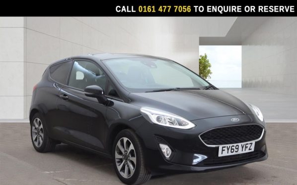 Used 2019 BLACK FORD FIESTA Hatchback 1.1 Ti-VCT Trend Hatchback 3dr Petrol Manual Euro 6 (s/s) (85 ps) (reg. 2019-09-30) for sale in Stockport