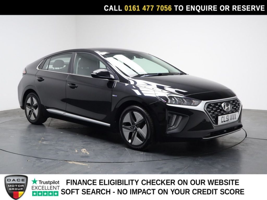 Used 2019 BLACK HYUNDAI IONIQ Hatchback 1.6L 5d  AUTO  140 BHP (reg. 2019-10-28) for sale in Stockport