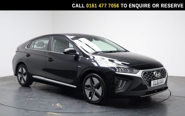 Used 2019 BLACK HYUNDAI IONIQ Hatchback 1.6L 5d  AUTO  140 BHP (reg. 2019-10-28) for sale in Stockport