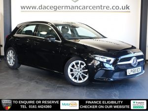 Used 2019 BLACK MERCEDES-BENZ A-CLASS Hatchback 1.5 A180d Sport Hatchback 5dr Diesel 7G-DCT Euro 6 (s/s) (116 ps) (reg. 2019-01-31) for sale in Altrincham