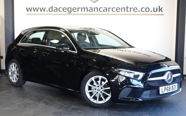 Used 2019 BLACK MERCEDES-BENZ A-CLASS Hatchback 1.5 A180d Sport Hatchback 5dr Diesel 7G-DCT Euro 6 (s/s) (116 ps) (reg. 2019-01-31) for sale in Altrincham