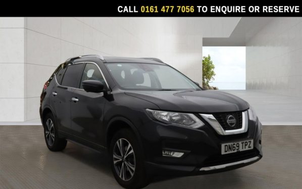 Used 2019 BLACK NISSAN X-TRAIL SUV 1.3 DIG-T N-Connecta SUV 5dr Petrol DCT Auto Euro 6 (s/s) (160 ps) (reg. 2019-10-25) for sale in Stockport