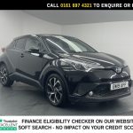 Used 2019 BLACK TOYOTA C-HR SUV 1.8 VVT-h Design SUV 5dr Petrol Hybrid CVT Euro 6 (s/s) (122 ps) (reg. 2019-08-08) for sale in Manchester