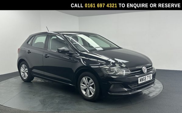 Used 2019 BLACK VOLKSWAGEN POLO Hatchback 1.6 TDI SE Hatchback 5dr Diesel Manual Euro 6 (s/s) (80 ps) (reg. 2019-01-09) for sale in Manchester