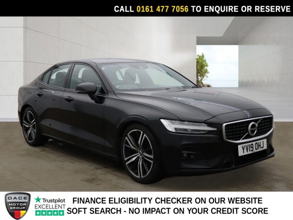 Used 2019 BLACK VOLVO S60 Saloon 2.0 T5 R-Design Edition Saloon 4dr Petrol Auto Euro 6 (s/s) (250 ps) (reg. 2019-06-22) for sale in Stockport