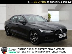 Used 2019 BLACK VOLVO S60 Saloon 2.0 T5 R-Design Edition Saloon 4dr Petrol Auto Euro 6 (s/s) (250 ps) (reg. 2019-06-22) for sale in Stockport