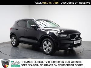 Used 2019 BLACK VOLVO XC40 SUV 1.5 T3 Momentum SUV 5dr Petrol Manual Euro 6 (s/s) (156 ps) (reg. 2019-03-30) for sale in Stockport
