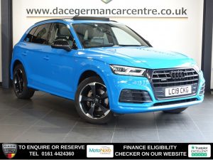 Used 2019 BLUE AUDI Q5 SUV 2.0 TDI 40 Black Edition SUV 5dr Diesel S Tronic quattro Euro 6 (s/s) (190 ps) (reg. 2019-03-28) for sale in Altrincham