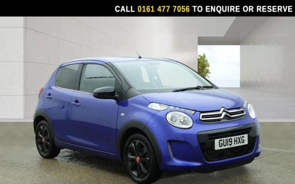 Used 2019 BLUE CITROEN C1 Hatchback 1.0 VTi Urban Ride Hatchback 5dr Petrol Manual Euro 6 (72 ps) (reg. 2019-03-30) for sale in Stockport