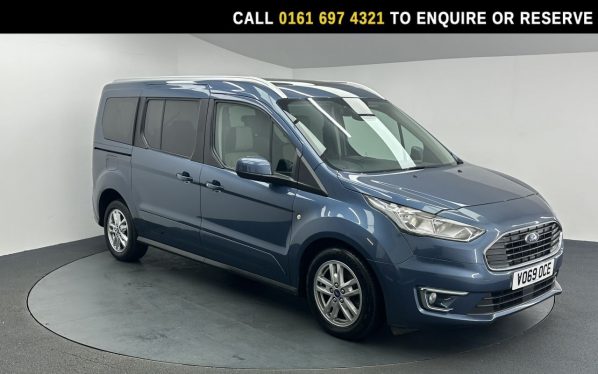 Used 2019 BLUE FORD GRAND TOURNEO CONNECT MPV 1.5 EcoBlue Titanium MPV 5dr Diesel Manual Euro 6 (s/s) (120 ps) (reg. 2019-09-27) for sale in Manchester