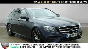Used 2019 BLUE MERCEDES-BENZ E-CLASS Estate 2.0 E220d AMG Line Night Edition (Premium Plus) Estate 5dr Diesel G-Tronic+ Euro 6 (s/s) (194 ps) (reg. 2019-12-10) for sale in Manchester