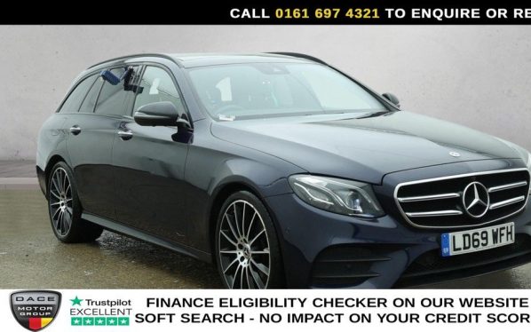 Used 2019 BLUE MERCEDES-BENZ E-CLASS Estate 2.0 E220d AMG Line Night Edition (Premium Plus) Estate 5dr Diesel G-Tronic+ Euro 6 (s/s) (194 ps) (reg. 2019-12-10) for sale in Manchester