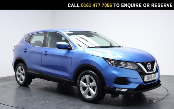 Used 2019 BLUE NISSAN QASHQAI SUV 1.5 dCi Acenta Premium SUV 5dr Diesel DCT Auto Euro 6 (s/s) (115 ps) (reg. 2019-04-12) for sale in Stockport