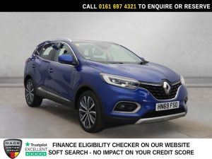 Used 2019 BLUE RENAULT KADJAR SUV 1.3 TCe S Edition SUV 5dr Petrol Manual Euro 6 (s/s) (160 ps) (reg. 2019-09-27) for sale in Manchester