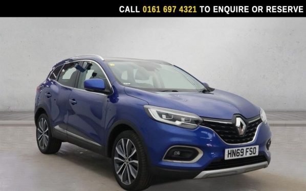 Used 2019 BLUE RENAULT KADJAR SUV 1.3 TCe S Edition SUV 5dr Petrol Manual Euro 6 (s/s) (160 ps) (reg. 2019-09-27) for sale in Manchester