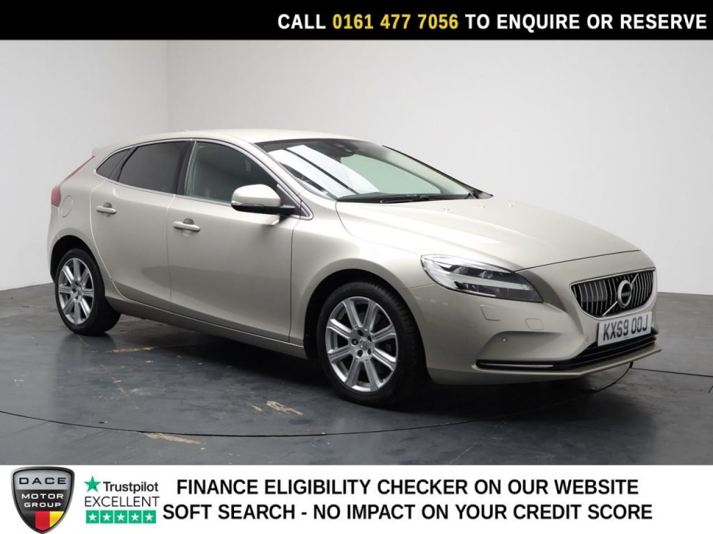 Used 2019 GOLD VOLVO V40 Hatchback 2.0 D3 Inscription Edition Hatchback 5dr Diesel Auto Euro 6 (s/s) (150 ps) (reg. 2019-10-26) for sale in Stockport