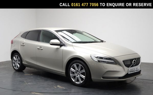 Used 2019 GOLD VOLVO V40 Hatchback 2.0 D3 Inscription Edition Hatchback 5dr Diesel Auto Euro 6 (s/s) (150 ps) (reg. 2019-10-26) for sale in Stockport