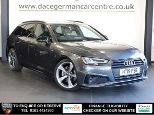 Used 2019 GREY AUDI A4 AVANT Estate 2.0 TDI 40 Black Edition Estate 5dr Diesel S Tronic Euro 6 (s/s) (190 ps) (reg. 2019-04-01) for sale in Altrincham