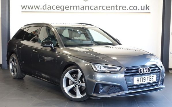Used 2019 GREY AUDI A4 AVANT Estate 2.0 TDI 40 Black Edition Estate 5dr Diesel S Tronic Euro 6 (s/s) (190 ps) (reg. 2019-04-01) for sale in Altrincham