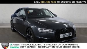 Used 2019 GREY AUDI A4 Saloon 2.0 TFSI 35 S line Saloon 4dr Petrol S Tronic Euro 6 (s/s) (150 ps) (reg. 2019-04-30) for sale in Manchester
