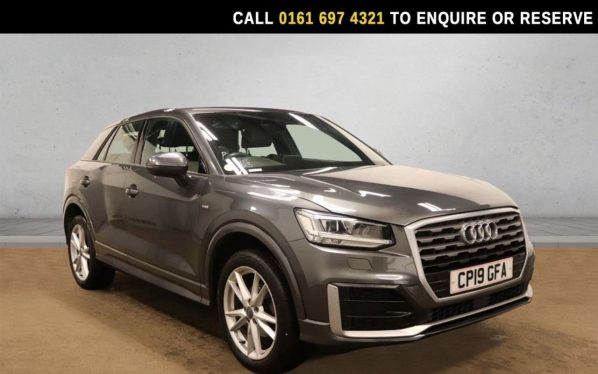 Used 2019 GREY AUDI Q2 SUV 1.5 TFSI CoD 35 S line SUV 5dr Petrol S Tronic Euro 6 (s/s) (150 ps) (reg. 2019-04-18) for sale in Manchester