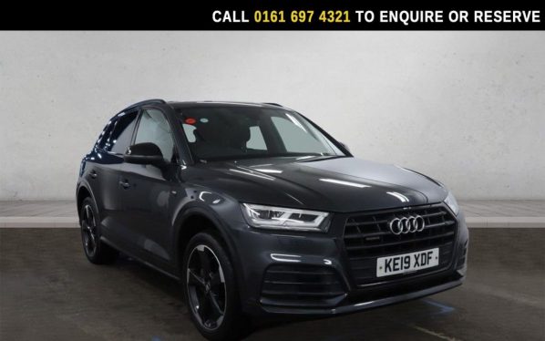 Used 2019 GREY AUDI Q5 SUV 2.0 TDI 40 Black Edition SUV 5dr Diesel S Tronic quattro Euro 6 (s/s) (190 ps) (reg. 2019-07-31) for sale in Manchester