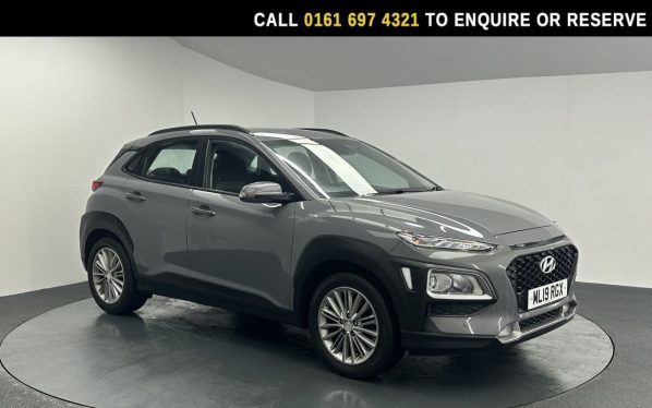 Used 2019 GREY HYUNDAI KONA SUV 1.0 T-GDi SE SUV 5dr Petrol Manual Euro 6 (s/s) (120 ps) (reg. 2019-03-08) for sale in Manchester