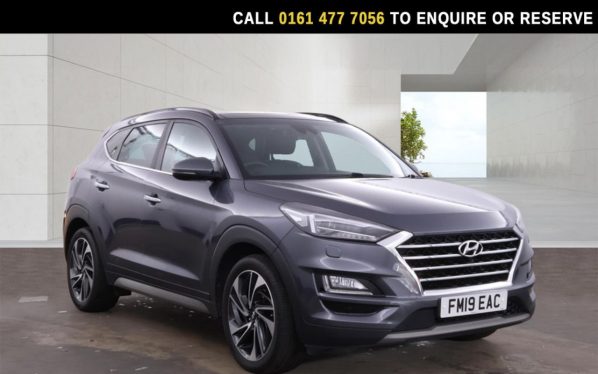 Used 2019 GREY HYUNDAI TUCSON SUV 1.6 T-GDi Premium SE SUV 5dr Petrol DCT Euro 6 (s/s) (177 ps) (reg. 2019-05-30) for sale in Stockport