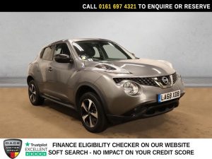 Used 2019 GREY NISSAN JUKE SUV 1.6 Bose Personal Edition SUV 5dr Petrol Manual Euro 6 (112 ps) (reg. 2019-01-31) for sale in Manchester