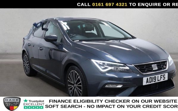 Used 2019 GREY SEAT LEON Hatchback 1.5 TSI EVO FR Hatchback 5dr Petrol Manual Euro 6 (s/s) (130 ps) (reg. 2019-06-29) for sale in Manchester