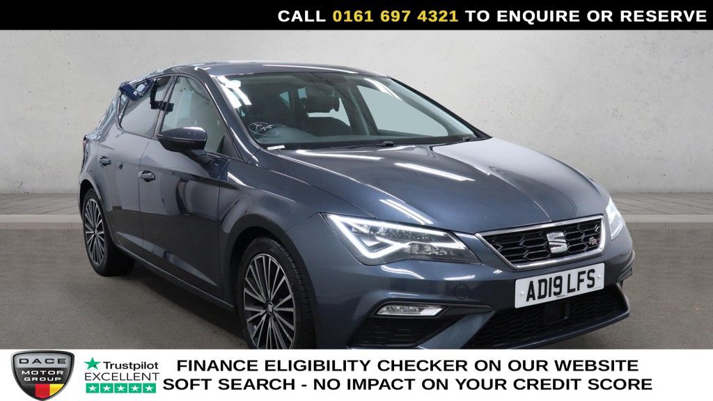 Used 2019 GREY SEAT LEON Hatchback 1.5 TSI EVO FR Hatchback 5dr Petrol Manual Euro 6 (s/s) (130 ps) (reg. 2019-06-29) for sale in Manchester