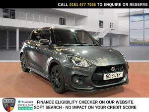 Used 2019 GREY SUZUKI SWIFT Hatchback 1.4 Boosterjet Sport Hatchback 5dr Petrol Manual Euro 6 (s/s) (140 ps) (reg. 2019-06-06) for sale in Stockport