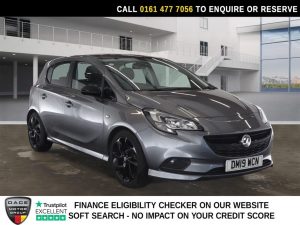 Used 2019 GREY VAUXHALL CORSA Hatchback 1.4i ecoTEC SRi VX Line Nav Black Hatchback 5dr Petrol Manual Euro 6 (90 ps) (reg. 2019-06-30) for sale in Stockport