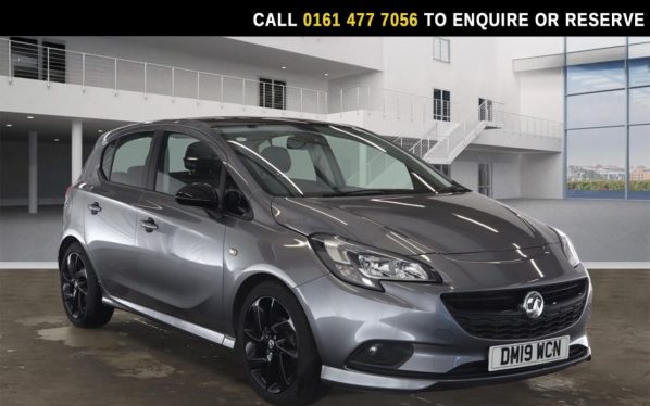 Used 2019 GREY VAUXHALL CORSA Hatchback 1.4i ecoTEC SRi VX Line Nav Black Hatchback 5dr Petrol Manual Euro 6 (90 ps) (reg. 2019-06-30) for sale in Stockport